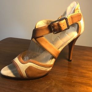 Calvin Klein Zahara Open Toe Pumps